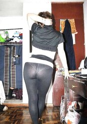 Rica madurita con leggings