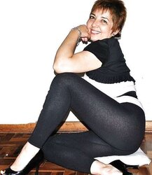 Rica madurita con leggings