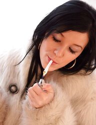 Adrianne Dark-Hued - Smoking