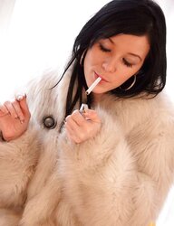 Adrianne Dark-Hued - Smoking
