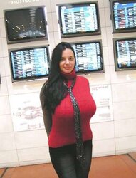 Huge-Boobed Sweater