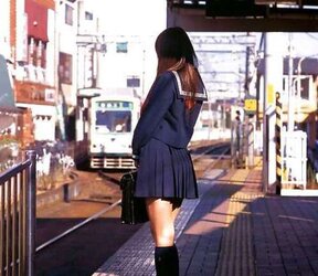 Japanese pleats, undies and upskirts