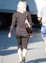 Red-Hot Wives In Witness Through And Taut Leggings