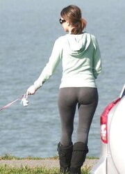 Red-Hot Wives In Witness Through And Taut Leggings
