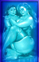 Drawing ample mistress
