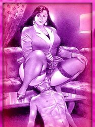 Drawing ample mistress