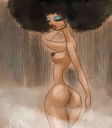 Ebony hottie ....