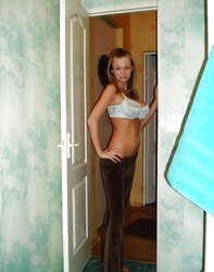 Femmes in undergarments hooter-sling pics