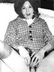 Vintage retroclassic fucky-fucky with fur covered and nylons pantyhose