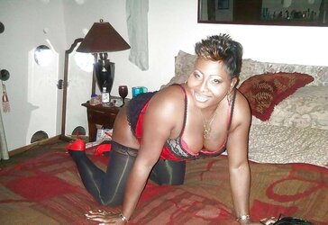 Ebony Black Mature MUMMY - Jaw-Dropping Breasts and Backside