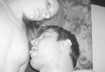 Steaming pierced german woman have joy with classmate