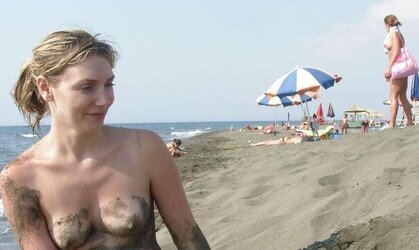 Tiny naturist melons
