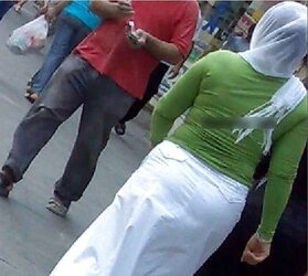 Turbanli kalcalar hijabi butt