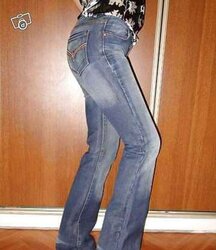 Cameltoe denim