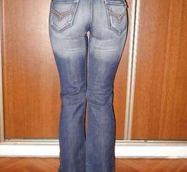 Cameltoe denim