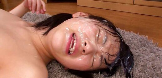 Japanese facial cumshot