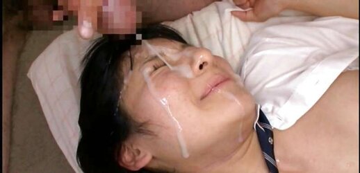 Japanese facial cumshot