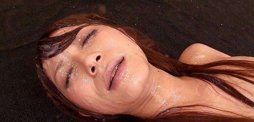 Japanese facial cumshot