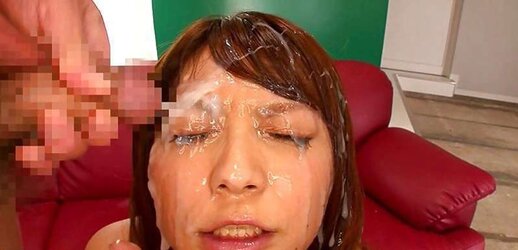 Japanese facial cumshot