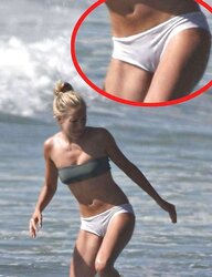 Celebrities at the beach