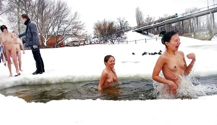 Ukrainian nudists