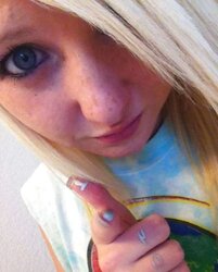 Tasty Light-Haired Teenager Baylee with Freckles
