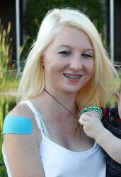 Tasty Light-Haired Teenager Baylee with Freckles
