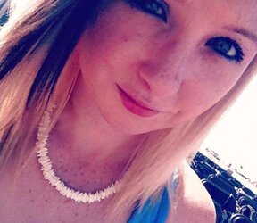 Tasty Light-Haired Teenager Baylee with Freckles