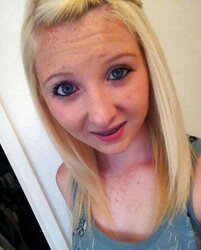 Tasty Light-Haired Teenager Baylee with Freckles