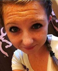 Tasty Light-Haired Teenager Baylee with Freckles
