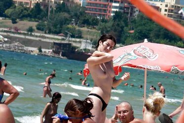 Bulgarian Beach Nymphs from Dark-Hued River