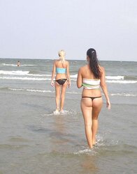 Splendid Backsides On The Beach two by Voyeur TROC