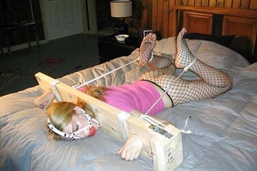 Teenager in Restrain Bondage