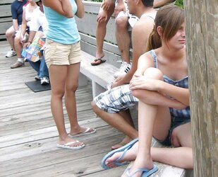 Upskirt and embarrassing nakedness