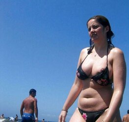 Gorgeous Swimsuit Oops by Voyeur TROC