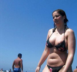 Mature downblouse