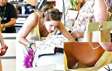 Celeb wardrobe malfunction vol IIII upskirt down half-top