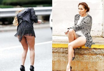 Celeb wardrobe malfunction vol IIII upskirt down half-top