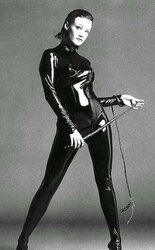 Excellent ladies wear leather or spandex