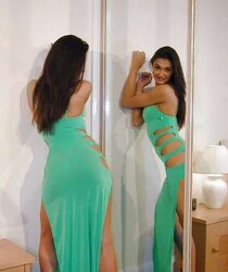 Kavith sidhu in front of mirror