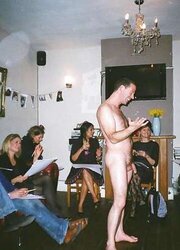 Girls and sausage ten - Real CFNM soiree