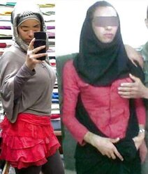 Hijab spy ass fucking jilbab paki turkish indo egypt iran