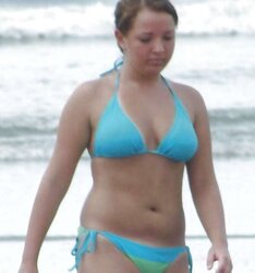 Bikinis bathing suits hooter-slings plumper mature clothed teenager ginormous big