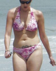 Bikinis bathing suits hooter-slings plumper mature clothed teenager ginormous big