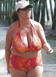 Bikinis bathing suits hooter-slings plumper mature clothed teenager ginormous big