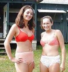 Bikinis bathing suits hooter-slings plumper mature clothed teenager ginormous big