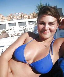 Bikinis bathing suits hooter-slings plumper mature clothed teenager ginormous big