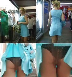 Cool Russians, Ukranians upskirted