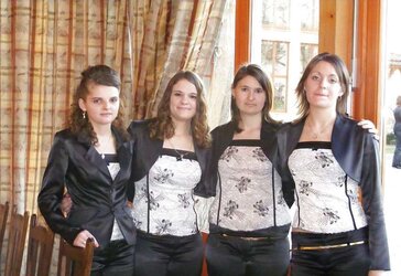 Inexperienced satin casual dresses - custumes, blouses