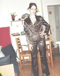 Inexperienced satin casual dresses - custumes, blouses